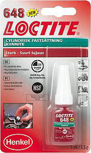 Lejesikring Loctite 648 5g