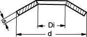 12,2X23,0X1,25 DIN 2093 tallerken fjederskive