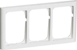 FUGA ramme Softline 63 1,5 modul vandret tripel, hvid