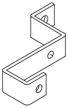 Forbindelsestykke for skillestykke 0422-0400