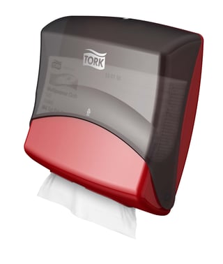 Tork Dispenser Top-Pak W4 Rød/Sort