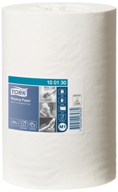 Tork Aftørringspapir Standard, Rl m/120 m, M1, Hvid