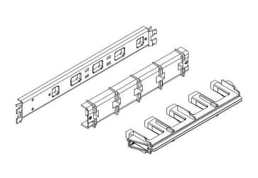 Tabula skinneholder C35X30 3M sæt