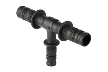 Geberit Mepla T-stykke reduceret: d=20mm, d1=26mm, d2=20mm