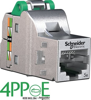 Actassi datastik RJ45 Cat 5 S1 STP til dataudtag og patchpanel  Godkendt til 4PPoE, 12 stk