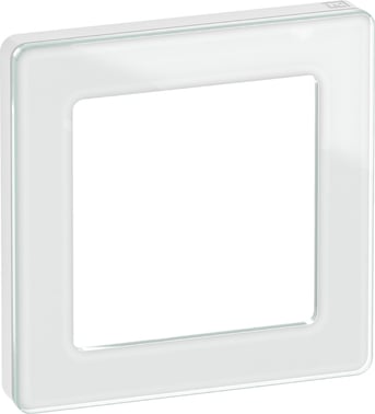 LK FUGA PURE designramme glas 1 modul, hvid