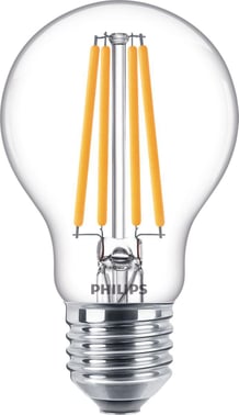 Philips CorePro LED Standard 10,5W (100W) E27 A60 840 Klar Glas