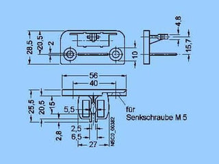 Sirius separat aktuator for 3SE2243 og 3SE2257 Ball stop op til max. 100 N