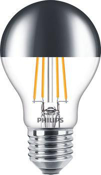 Philips LED Filament Topforspejlet CM 50W A60 E27 827 Klar Dæmpbar SRT4