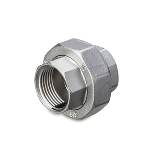 Union I/I m flad tætning PTFE, 1.4408, 20 bar 1 1/2"