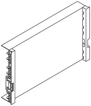 Afdækning plade 2 meter  komplet   0603-0200