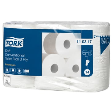 Tork soft toiletpapir 3 lag 347m T4 hvid