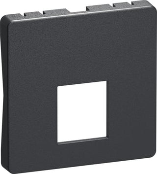 LK FUGA afdækning for Dataudtag for 1x Keystone RJ45 (Small/Large), 1 modul, koksgrå
