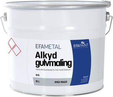 Alkyd Gulvmaling Grå t/Træ & Beton 10 L