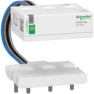 Energimåler PowerTag 3PN 63A iC40 serien, direkte top montage i terminal med 10cm ledning til målere