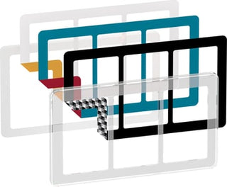 LK FUGA CHOICE designramme inkl  6 farvevalg 3x1,5 modul, transparent