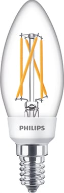 Philips LED-kerte SceneSwitch 5,5W (40W) B35 E14 827-825-822 Klar Glas