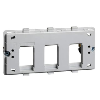 LK FUGA Dataudtag for 3x Keystone RJ45 (small), 2 modul, indsats