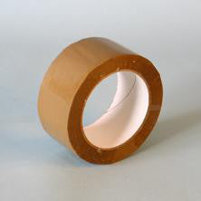 Pakketape pvc 50MMX66M brun