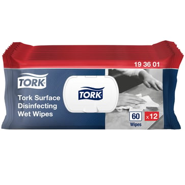 Tork Wet Wipes til desinficering af overflader