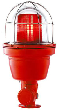 EX blinklampe 240V AC - Rød