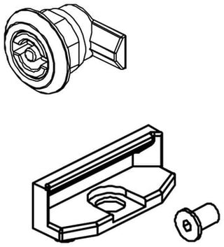 Dobbelt fliget lås 5MM    0704-0001S