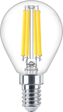 Philips MASTER Value LED Krone Dæmpbar 3,4W (40W) E14 P45 927 Klar Glas