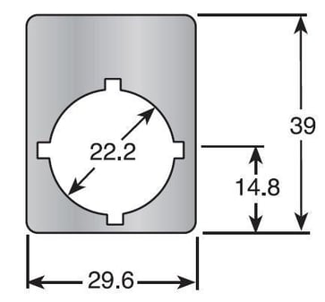 SKILT ON-OFF pda SK615552-53