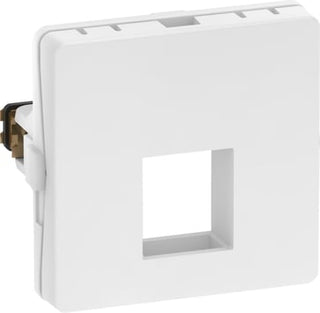 LK FUGA Dataudtag for 1x Keystone RJ45 (small), 1 modul, hvid