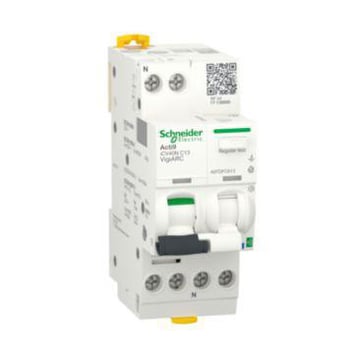 Gnistdetektor/lysbuevagt A9 Active MCB+RCD+AFD 1PN C13A iCV40 VigiARC med trådløs kommunikation til