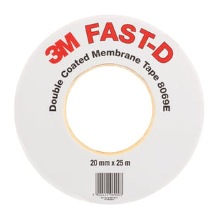 3MTM Dobbeltklæbende Tætningstape FAST-D 8069E 20 mm. X 25 m. 0,47 mm.