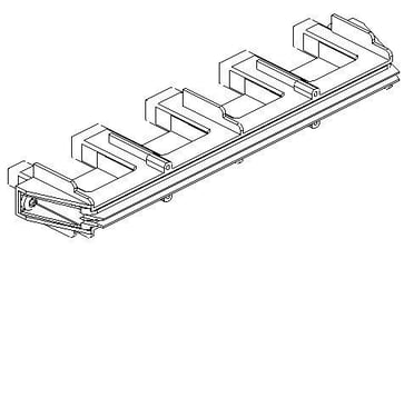 Tabula skinneholder med stop