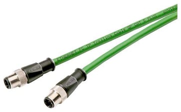 Ethernet kabel med 2 X M12 stik 10M