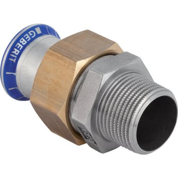 Geberit Mapress Rustfrit union med udvendigt gevind: d=42mm, R=1 1/2", G=1 3/4"