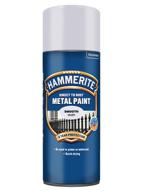 Hammerite Glat Sølv Spray 400ml