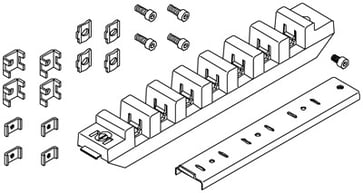 Skinneholder komplet