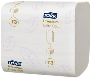 Tork Extra Soft Foldet Toiletpapir, Hvid, T3