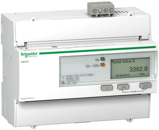 Acti9 3 faset Kilowatt-time måler til montering på DIN skinne, med tæller samt Modbus kommunikation,