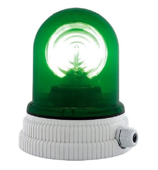 Roterende lampe 240V - Grøn, 200R, 240