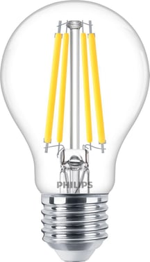 Philips MASTER Value LED Standard Dæmpbar 7,8W (75W) E27 927 A60 Klar Glas