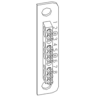 Tabula pe-terminal for c-skinne 220S6005