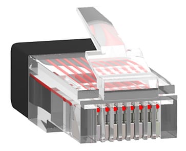 Line terminator til RJ45 stik