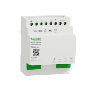 SpaceLogic KNX universal lysdæmper Extension-modul til styring af 2 kanaler