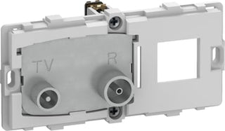 LK FUGA Antenneudtag TV/R sløjfedåse + RJ45, type TD304, Class A+, 2 modul, indsats