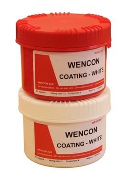 Wencon Coating, hvid (0,5kg) To-komponent Epoxy lav viskos