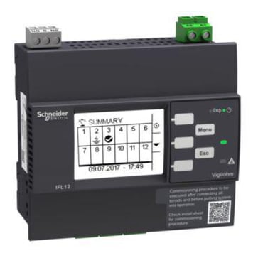 Vigilohm 12 kanalfejllokal med Modbus - 100-440VAC/DC