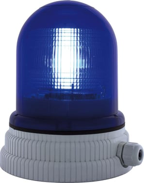 Advarselslampe 240V - Blå, 200, LED, 240