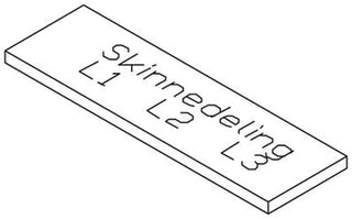 Skilt skinnedeling, L1, L2, L3