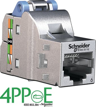 Actassi datastik RJ45 Cat 6 S1 STP til dataudtag og patchpanel  Godkendt til 4PPoE, 12 stk