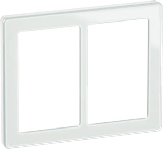 LK FUGA PURE designramme glas 2x1,5 modul, hvid